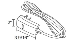 Juno TL548 LED 60W 120 12AC BL Track Lighting 60W Trac 12V AC 60-Watt LED Compatible Plug-In Electronic Transformer, Includes 10' Two-Wire Cord, Black