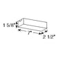 Juno Track Lighting TL567U-100-WH (TL567 LED 100W 120 12AC WH) 12V Surface Mount Transformer, White Finish