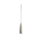 Juno TLPL2782SNSL Trac 12 Decorative LED Mini-Pendant 6W 12V, Flute Pendant, with 78" Cord, 2700K Color Temperature, Satin Nickel Body, No Glass, Silver Adapter