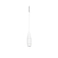 Juno TLPL2782WHWH Trac 12 Decorative LED Mini-Pendant 6W 12V, Flute Pendant, with 78" Cord, 2700K Color Temperature, White Body, No Glass, White Adapter