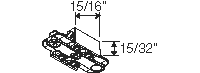 Juno Track Lighting TLR36TB-WH (TLR36TB WH) Trac 12/25 Terminal Block, White Color