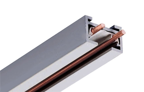 Juno Track Lighting TLR8SL (TLVR 8FT SL) 8 ft Track - Trac 12/25 Low Voltage 25 Amp Track System, Silver Color