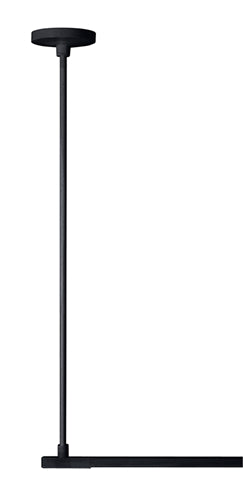 Juno Track Lighting TLR90-12-BL (TLR90 12IN BL) Trac 12/25 T-Bar 12" Ceiling Pendant Stem Feed and Mechanical Support, Black Color