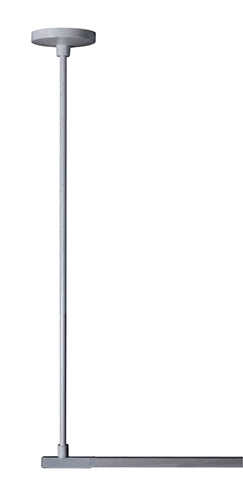 Juno Track Lighting TLR90-36-SL (TLR90 36IN SL) Trac 12/25 T-Bar 36" Ceiling Pendant Stem Feed and Mechanical Support, Silver Color