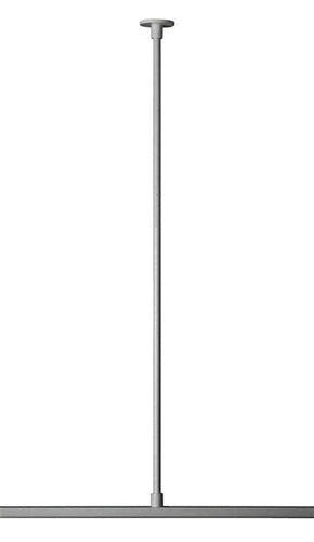 Juno Track Lighting TLR92-36-SL (TLR92 36IN SL) Trac 12/25 36" Ceiling Pendant Stem Feed and Mechanical Support Kit, Silver Color