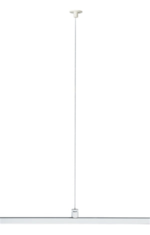 Juno Track Lighting TLR95-48-WH (TLR95 48IN WH) Trac 12/25 Stainless Steel 48" Cable Mechanical Support Kit, White Color