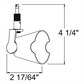 Juno Track Lighting TQJ1043STN (TQJ1043 STN) Quick Jack Low Voltage Cone MR16 LED-Compatible Lampholders, Satin Nickel Finish