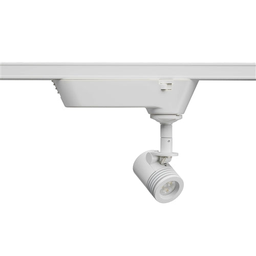 Juno Track Lighting TQJ114-4K-FL-WH 12V Quick Jack LED Mini-Cylinder Spotlight 6W, 4100K, Flood, White Finish