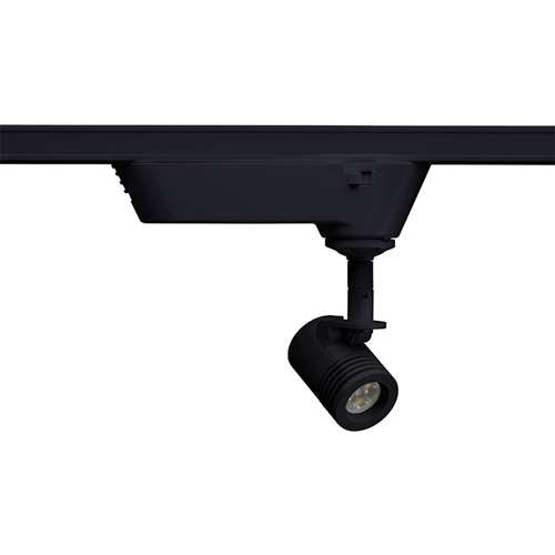 Juno Track Lighting TQJ114 G2 27K 80CRI SP BL 12V Quick Jack LED Mini-Cylinder Spotlight 6W, 2700K, Spot, Black Finish