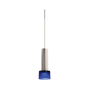Juno TQJPL1783SNBLUSTN Trac-Master Decorative LED Mini-Pendant 6W 12V, Cylinder Pendant with 78 inch Cord, 3000K Color Temperature, Satin Nickel Pendant Body, Satin Nickel Adapater