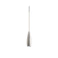 Juno TQJPL21443SNSTN Trac-Master Decorative LED Mini-Pendant 6W, 12V, Flute Pendant with 144 inch Cord, 3000K Color Temperature, Satin Nickel Pendant Body, No Glass, Satin Nickel Adapater