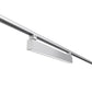 Juno TSLOT1 2FT 1000LMF 27K 90CRI OFF LAM QCBFS SL Trac Master 2' 10W/18W/20W/36W Linear LED Light, 1000 Lumens/Ft, 2700K, 90 CRI, On/Off Only, Lambertian Distribution, Quiet Ceiling Baffle, Silver Diffuser, Silver