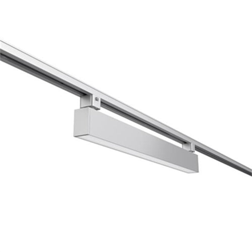 Juno TSLOT1 2FT 1000LMF 27K 90CRI OFF LAM FLL SL Trac Master 2' 10W/18W/20W/36W Linear LED Light, 1000 Lumens/Ft, 2700K, 90 CRI, On/Off Only, Lambertian Distribution, Flush Lens, Silver