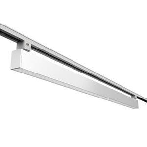 Juno TSLOT1 4FT 600LMF 30K 90CRI OFF LAM QCBFW WH Trac Master 4' 10W/18W/20W/36W Linear LED Light, 1000 Lumens/Ft, 3000K, 90 CRI, On/Off Only, Lambertian Distribution, Quiet Ceiling Baffle, White Diffuser, White