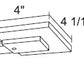 Juno Track Lighting TU21WH (TU21 WH) 2-Circuit Trac Master End Feed Connector and Outlet Box Cover, White Color