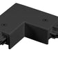 Juno Track Lighting TU24BL (TU24 BL) 2-Circuit Trac Master Adjustable Connector, Black Color