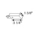 Juno Track Lighting TU38 RP WH 2-Circuit Trac Master End Feed Connector, Reverse Polarity, Wite Color