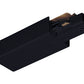 Juno Track Lighting TU38BL (TU38 BL) 2-Circuit Trac Master End Feed Connector, Black Color