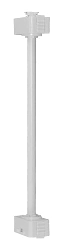 Juno Track Lighting TW12WA-WH (TEW 12IN WH WA) 12" Line Voltage Extension Wand for Fixture with Wide Adapter, White Color