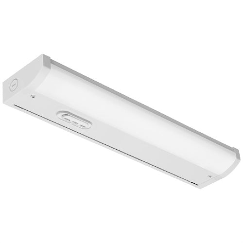 Juno Undercabinet Lighting UCES 18IN SWW5 90CRI WH 18" LED Undercabinet Fixture, 8.2 Watts, 546 lumens, 3000K/3500K/4000K, White Finish