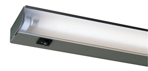 Juno Undercabinet Lighting UFL34-SL (UFL34 SL) 34" 21W T5 HE Lamp, 3000K Fluorescent Undercabinet Fixture, Silver Finish