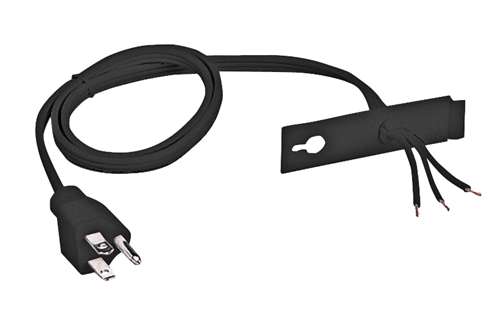 Juno Undercabinet Lighting U6CP BL 6' Cord & Plug Black Finish