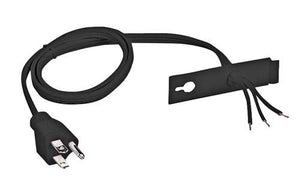 Juno Undercabinet Lighting U6CP BL 6' Cord & Plug Black Finish