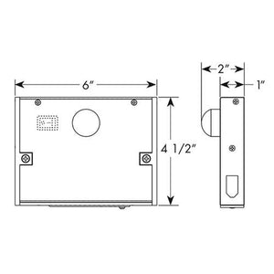 Juno Undercabinet Lighting UDWMOC WH Direct Wire Occupancy Sensor Module, White Finish
