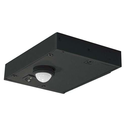 Juno Undercabinet Lighting UDWMOC BL RS Direct Wire Occupancy Sensor Module with Rocker Switch, Black Finish