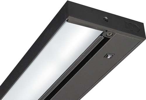 Juno Undercabinet Lighting ULH109 BL 9" 20W 12V Low Voltage 1-Lamp Halogen Bi-Pin Lamp, Pro Halogen Undercabinet Fixture, Black Finish