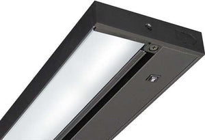 Juno Undercabinet Lighting ULH109 BL 9" 20W 12V Low Voltage 1-Lamp Halogen Bi-Pin Lamp, Pro Halogen Undercabinet Fixture, Black Finish