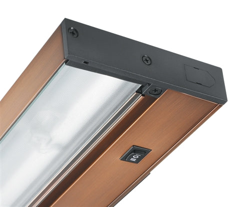 Juno Undercabinet Lighting UPF34-BZ 34" 21W T5 HE Lamp, 3000K Pro Fluorescent Undercabinet Fixture, Bronze Finish