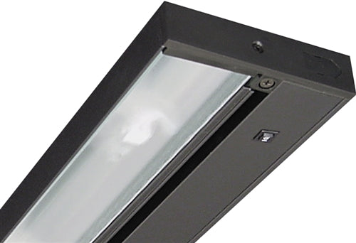 Juno Undercabinet Lighting UPF34-OC-BL 34" 22.1W T5 Lamp, 3000K Pro Fluorescent Undercabinet Fixture, Occupancy Sensor with Switch, Black Finish
