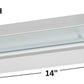 Juno Undercabinet Lighting UPL14-WH 12" 4-Lamp Pro LED Undercabinet Fixture, 5 Watts, 245 Lumens, White Finish
