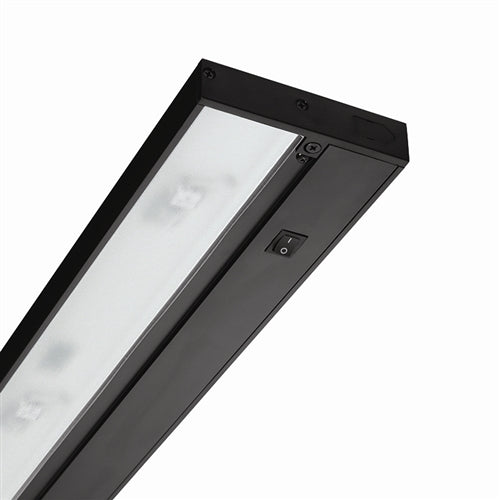 Juno Under Cabinet Lighting Led UPLED30-OC-BL 30" Pro Dimmable Fixture, 10.7 Watts, 601 Lumens, Occupancy Sensor with Switch, Black Finish