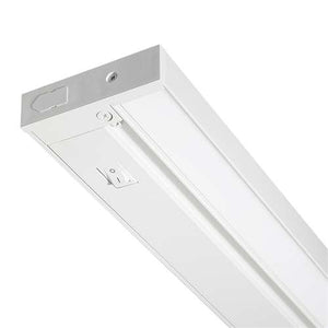 Juno Undercabinet Lighting UPS40 30K 90CRI WH NS 40" Dimmable Pro-Series SoftTask LED, 3000K, No Rocker Switch, Direct Wire, Designer White Finish