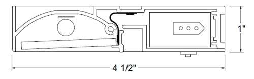 Juno Undercabinet Lighting UPX109 SL 9" 20W 12V Low Voltage 1-Lamp Xenon Bi-Pin Lamp, Pro Xenon Undercabinet Fixture, Silver Finish
