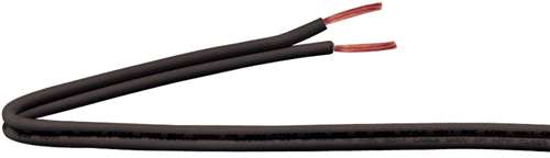 Juno UST18G 25FT BL 18AWG 2-Conductor Parallel Bonded Wire, 25-feet, Black