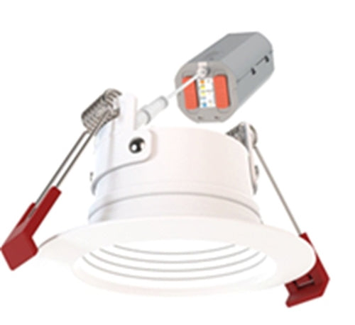 Juno WF2 DREG B ALO25 SWW5 90CRI 120 MW M6 10W 2" Deep Regressed Baffle LED Downlight, Selectable 544/725/907 Lumens, Selectable CCT 2700K/3000K/3500K/4000K/5000K, 90 CRI, 120V, Forward/ Reverse Phase Dimming, Matte White