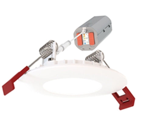 Juno WF2 RD ALO25 SWW5 90CRI 120 MW M6 10W 2" Flat LED Downlight, Selectable 517/689/862 Lumens, Selectable CCT 2700K/3000K/3500K/4000K/5000K, 90 CRI, 120V, Forward/ Reverse Phase Dimming, Matte White