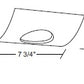 Juno Track Lighting X16101-SL Airfoil Trim for XT16101, XT16101-20H and XT16101-39H, Silver Color