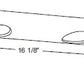 Juno Track Lighting X16201-GP Airfoil Trim for XT16201, XT16201-20H and XT16201-39H, Graphite Color