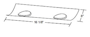 Juno Track Lighting X16201-GP Airfoil Trim for XT16201, XT16201-20H and XT16201-39H, Graphite Color