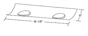 Juno Track Lighting X16201-WH Airfoil Trim for XT16201, XT16201-20H and XT16201-39H, White Color