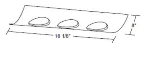 Juno Track Lighting X16301-GP Airfoil Trim for XT16301, XT16301-20H and XT16301-39H, Graphite Color