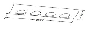 Juno Track Lighting X16401-BL Airfoil Trim for XT16401, XT16401-20H and XT16401-39H, Black Color