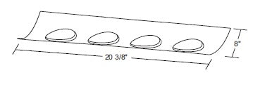 Juno Track Lighting X16401-GP Airfoil Trim for XT16401, XT16401-20H and XT16401-39H, Graphite Color