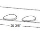 Juno Track Lighting X16401-SL Airfoil Trim for XT16401, XT16401-20H and XT16401-39H, Silver Color