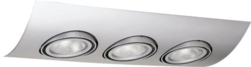 Juno Track Lighting X30301SL Airfoil Trim for XT30301, Silver Color