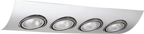 Juno Track Lighting X30401SL Airfoil Trim for XT30401, Silver Color